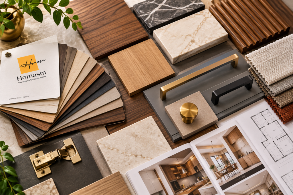 Premium wood, laminate and veneer samples for home interiors